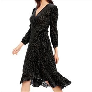 NWT Calvin Klein Burnout Velvet Dress